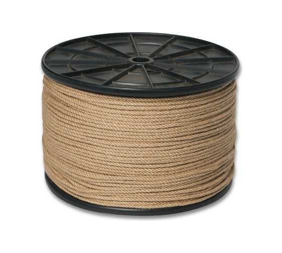 Изображение товара Джутовый шнур ЩИТ Д крученый d. 6 мм на кат. 200 мм 250 м 66896