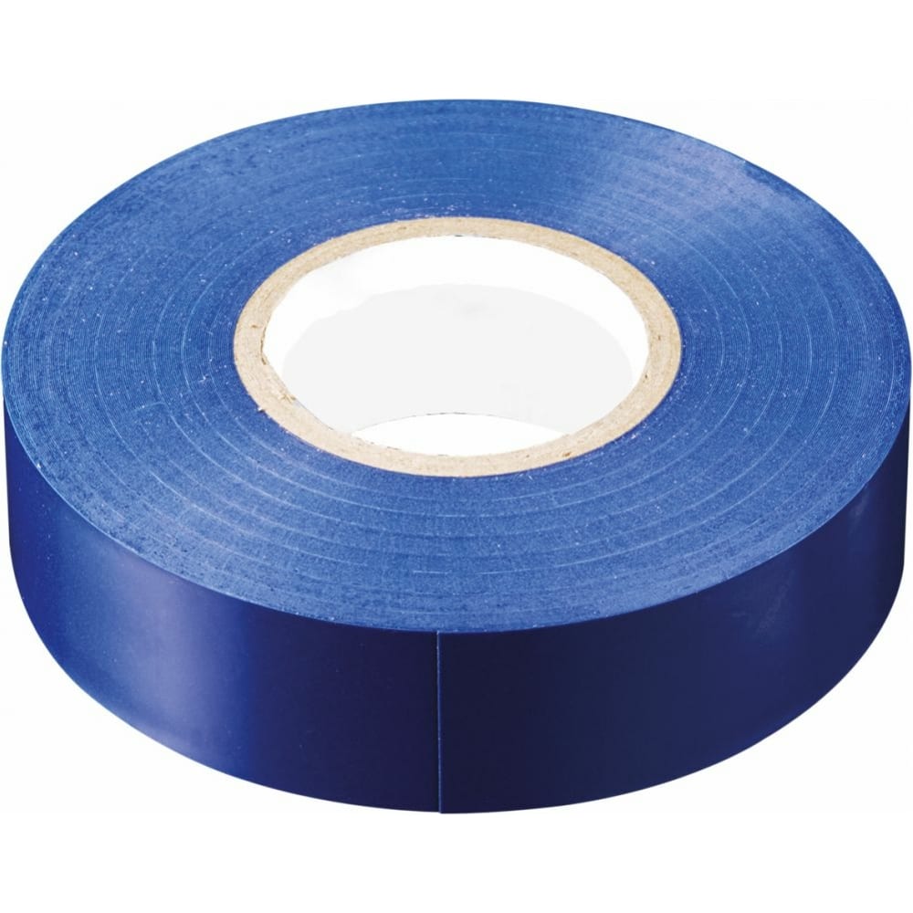 фото Изоляционная лента stekker 0,13x15 мм, 20 м, синяя, intp01315-20 32830