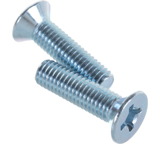 Изображение товара Винт с потайной головкой Саморезик 8х30 оцинк. DIN 965, 100 шт. DIN965-8х30-100