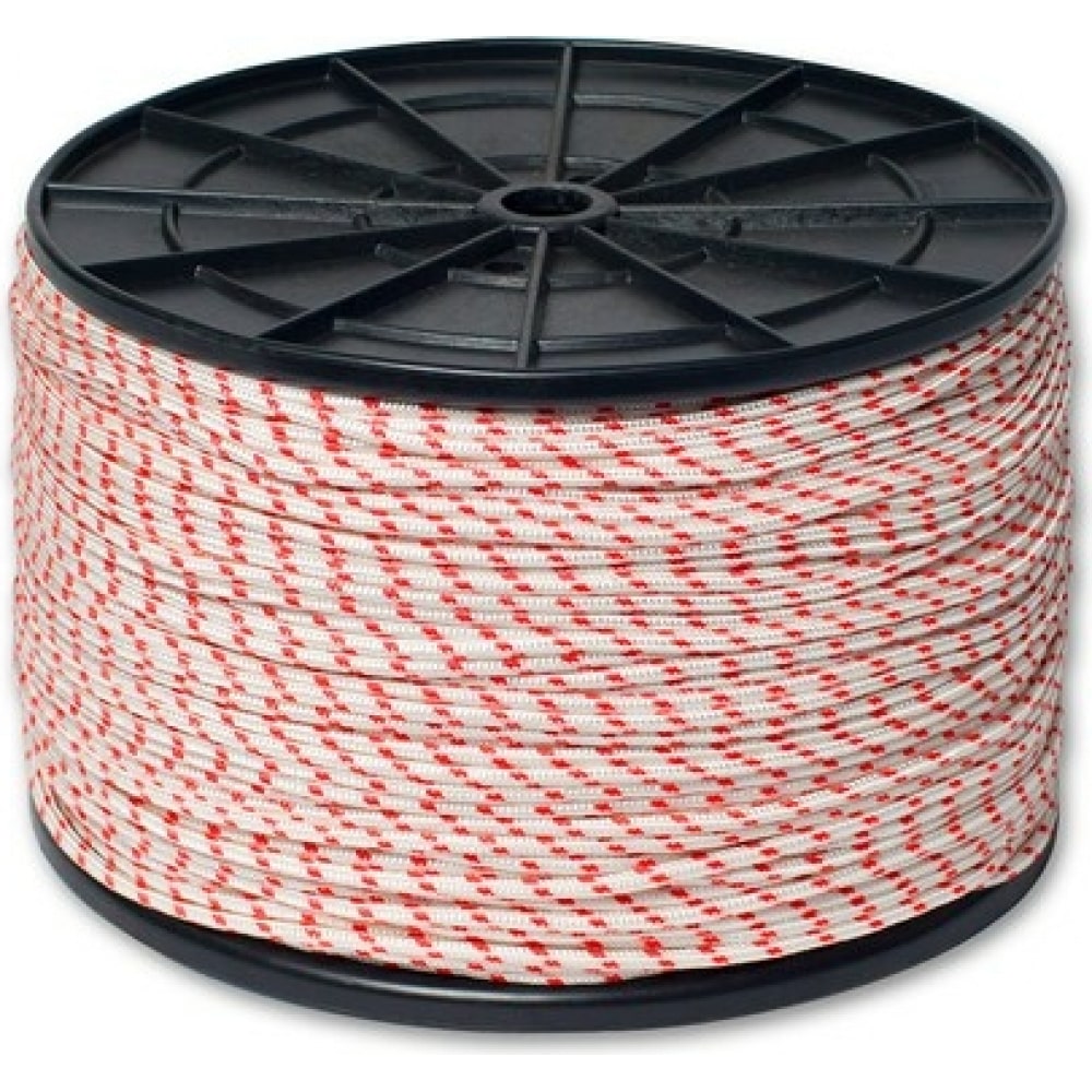 Плетеный шестнадцатипрядный полиамидный шнур ЩИТ ошейник кожаный плетеный 1 2 х 36 см ош 20 30 см рыжий