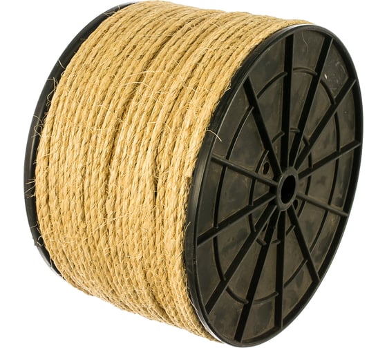 Изображение товара Кокосовая веревка ЩИТ d. 6 мм на кат. 200 мм 250 м 66842