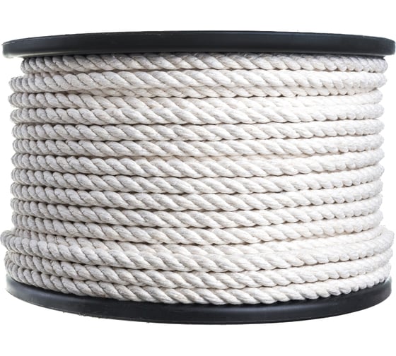 Изображение товара Хлопчатобумажный канат ЩИТ ХТ d. 10 мм на кат. 200 мм 100 м 66892
