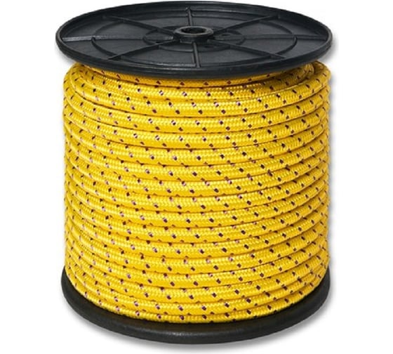 Изображение товара Полипропиленовый шнур ЩИТ ПП 16-прядный d. 20 мм с серд. цветной на кат. 300 мм 60 м 67000