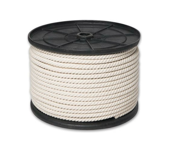 Изображение товара Хлопчатобумажный канат ЩИТ ХТ d. 12 мм на кат. 300 мм 120 м 66987