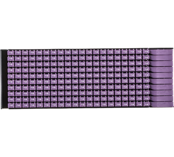 Изображение товара Маркер для кабеля символ 7 сечением 1.5-2.5 мм 200 шт MKF7S2 DKC