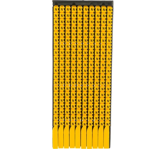 Изображение товара Маркер для кабеля сечением 0,5-1,5 мм DKC символ N 8221 200шт MKCNS1