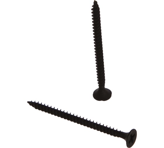 Изображение товара Саморез Саморезик 3.5х51 гипсокартон/металл, частый шаг резьбы, оксид. 500шт SW/GM-3.5х51-500