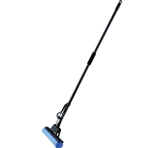 Изображение товара Швабра LAIMA самоотжимная, роликовый отжим, насадка PVA 26 см, черенок 110 см 601466