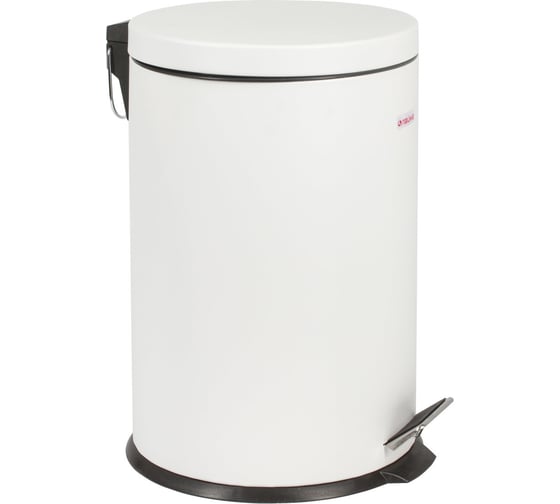 Изображение товара Ведро-контейнер LAIMA для мусора с педалью,20 л, белое, , 604949