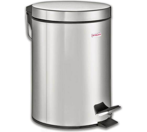 Изображение товара Ведро-контейнер LAIMA для мусора с педалью,5 л, зеркальное, нержавеющая сталь, , 232260