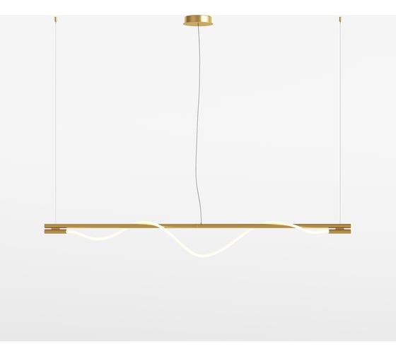 Изображение товара Подвесной светильник MAYTONI tau led 21w алюминий золото MOD166PL-L20G3K