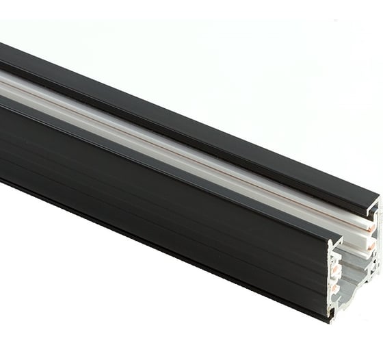 Изображение товара Шинопровод для трековых трехфазных светильников FERON черный, 1м матовый Ш1000-2М 41114