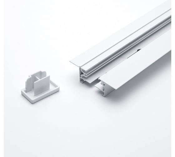 Изображение товара Встраиваемый шинопровод для трековых однофазных светильников FERON, белый, 2м CAB1004 10353