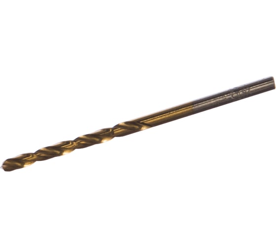 Изображение товара Сверло по металлу нитрид титана HSS-TiN DIN 338 (10 шт; 3.5x39х70 мм) D.BOR 4200350T3D