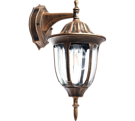 Изображение товара Садово-парковый светильник FERON 60W 230V E27 IP44 черное золото, PL6302 11898