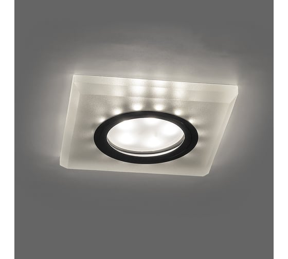 Изображение товара Потолочный светильник с подсветкой FERON 15LED 2835 4000K MR16 50W G5.3, белый матовый, CD8170 32571