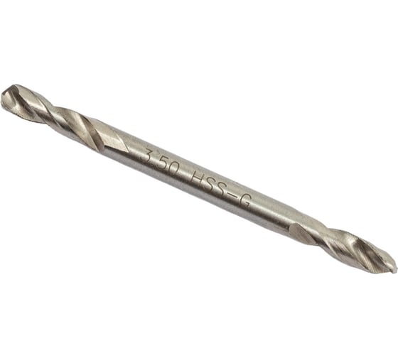 Изображение товара Сверло по металлу шлифованное двухстороннее HSS-G (10 шт; 3.5x14х49 мм) D.BOR 403035003D