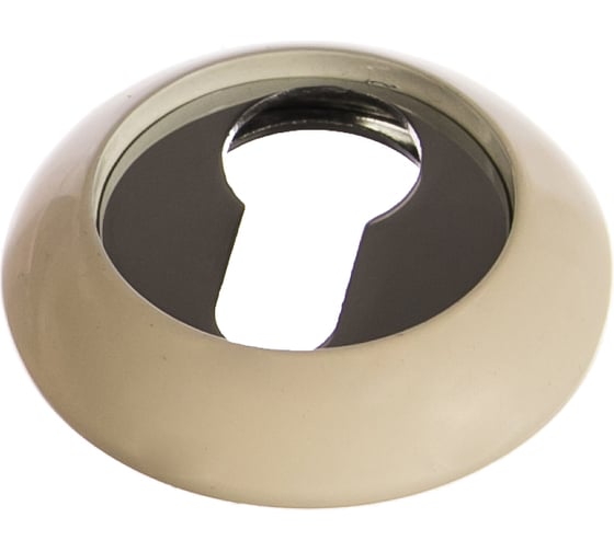 Изображение товара Накладка на цилиндр Ренц белый/ хром бл INET 08 W/CP