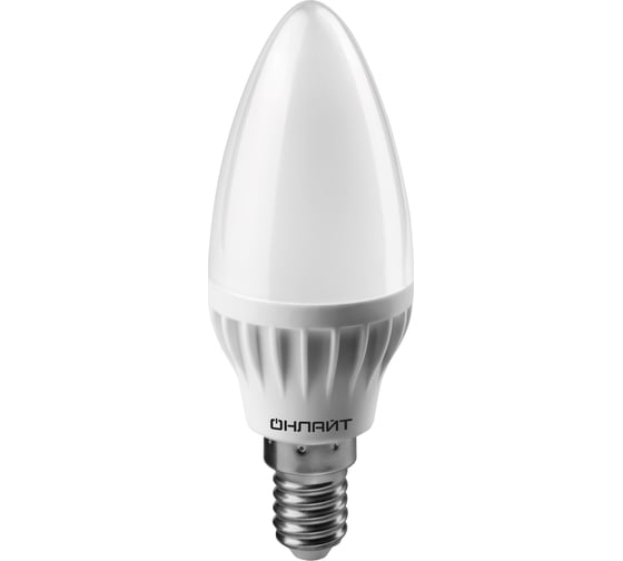 Изображение товара Лампа ОНЛАЙТ OLL-C37-8-230-6.5K-E14-FR 61128