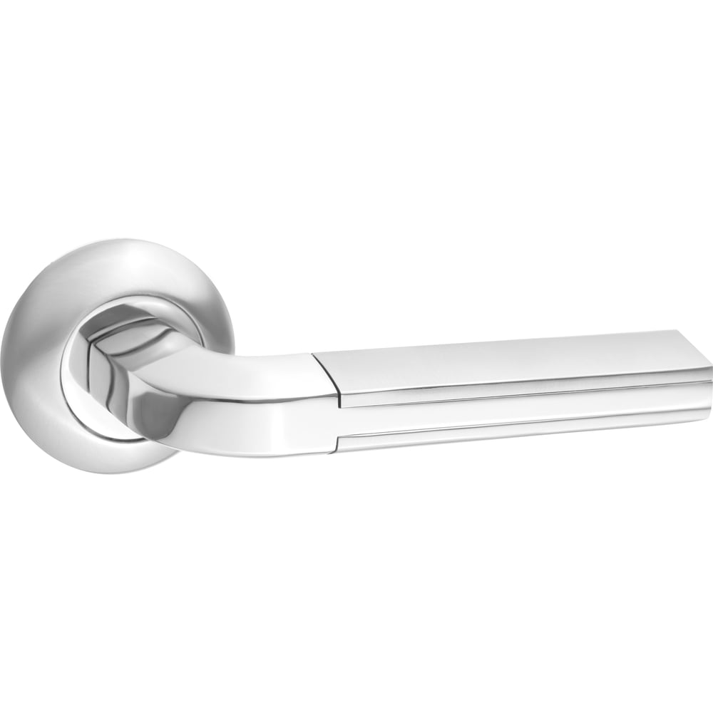 Дверная ручка RENZ ручка дверная межкомнатная на планке левая матовый никель никель