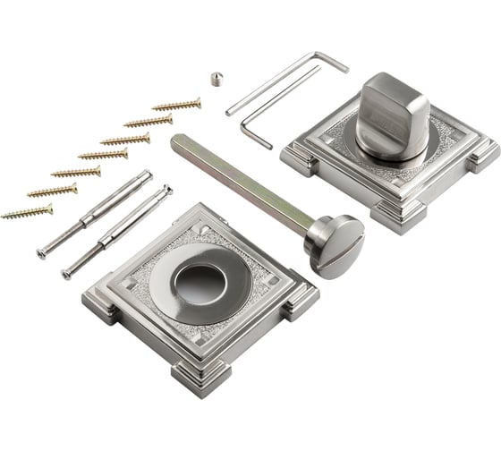 Изображение товара Декоративная завертка к ручкам Ренц BIG, ник.мат./ник.бл. INBK 19 SN/NP