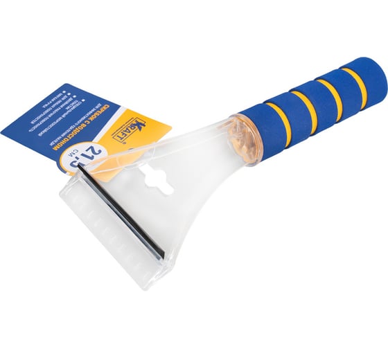 Изображение товара Скребок с водосгоном и эргономичной ручкой 21 см KRAFT KT 835232