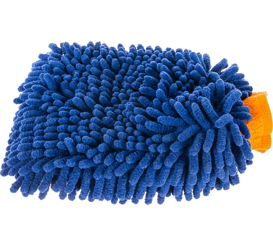 Изображение товара Губка для мытья из микрофибры Варежка-шиншилла 25x20 см KRAFT KT 860606