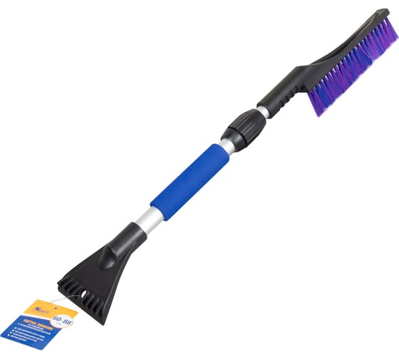 Изображение товара Зимняя щетка со скребком с телескопической ручкой 60-88 см KRAFT KT 830066