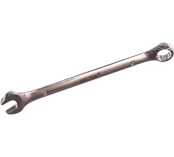 Изображение товара Комбинированный ключ 8 мм Cr-V, пластиковый холдер HELFER HF002022