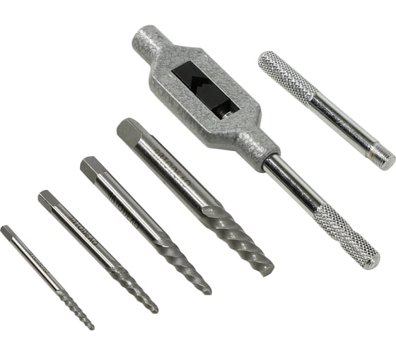 Изображение товара Набор экстракторов АвтоDело М3-М14 4 шт. + вороток 40605 11685