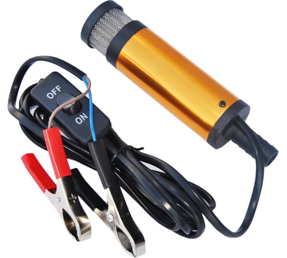 Изображение товара Насос для перекачки топлива АвтоDело 15л/мин фильтр 12 В диаметр 38 мм 42082 14756