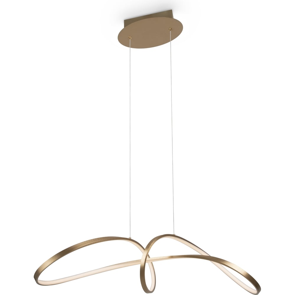Изображение товара Подвесной светильник MAYTONI curve led 42w алюминий золото MOD156PL-L52G4K