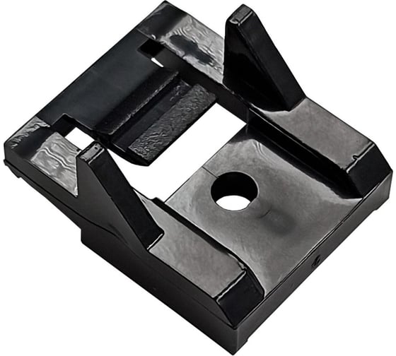 Изображение товара Универсальное крепление для профильных карнизов Эскар черный, 5 шт., арт. 240444