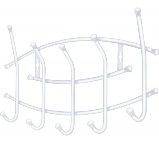 Изображение товара Настенная вешалка НИКА ВНТ3 Nika ВНТ3/МБ матовый белый