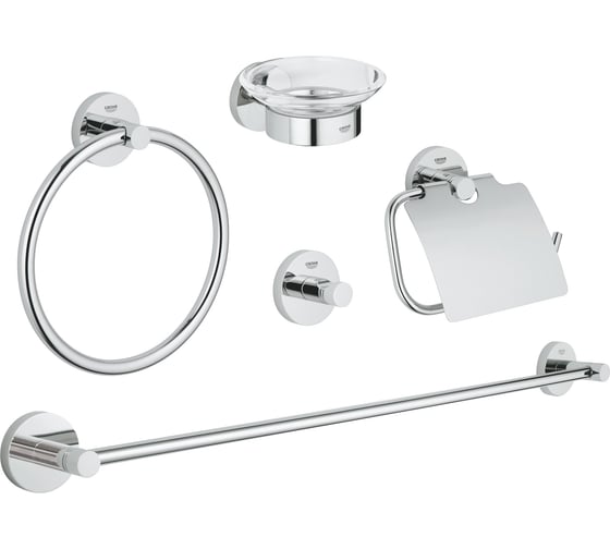 Изображение товара Набор аксессуаров GROHE Essentials 5 предметов 40344001
