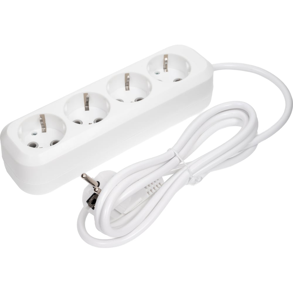 Изображение товара Удлинитель Smartbuy 4 гнезда 2 метра 16А с заземлением