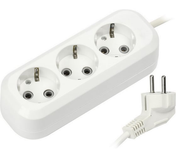 Изображение товара Удлинитель Smartbuy 3 гнезда 15 метров 16А/3,5кВт с заземлением ПВС 3х1,0 SBE-16-3-15-Z