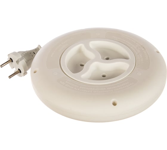 Изображение товара Удлинитель Smartbuy 3 гнезда 3 метра 10А/2,2кВт, б/з, круглый, белый SBE-10-3-03-W