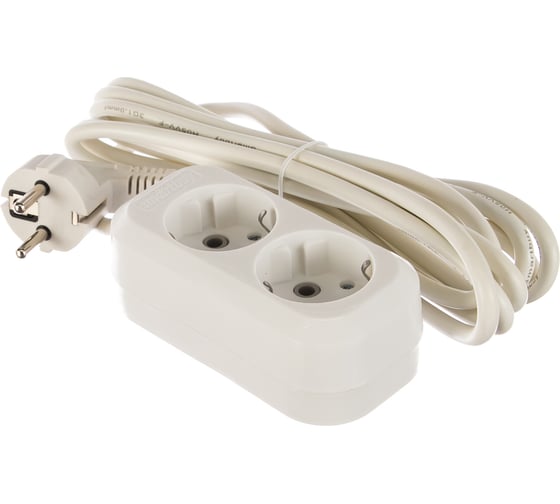 Изображение товара Удлинитель Smartbuy 2 гнезда 3 метра 16А/3,5кВт с заземлением ПВС 3х1,0 SBE-16-2-03-Z