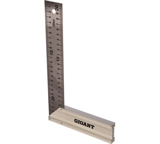 Изображение товара Стальной угольник с алюминиевой рукояткой Gigant 250 мм GWS-25B