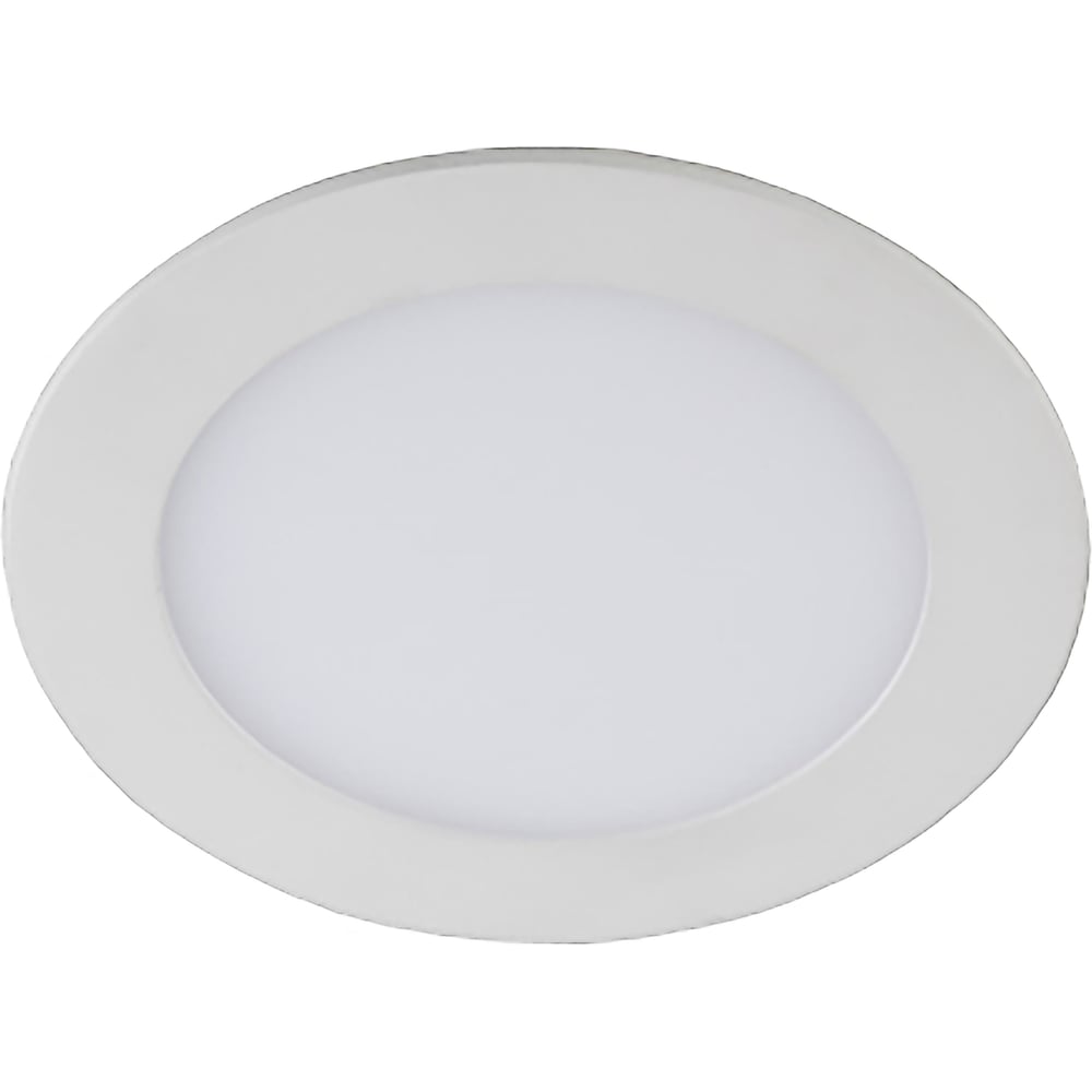 Светильник светодиодный встраиваемый Даунлайт ЭРА LED 1-6-4K Slim панель 6Вт 4000К круглый Б0017486