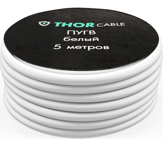 Изображение товара Провод ПУГВ Торкабель 4,0 белый 5м в упаковке 0749524537158
