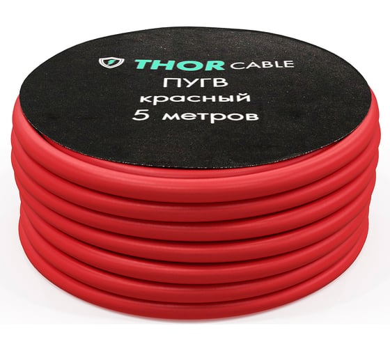Изображение товара Провод ПУГВ Торкабель 4,0 красный (5м) в упаковке 0749524537141