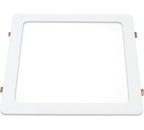 Изображение товара Светодиодный квадратный светильник ЭРА LED 2-24-6K LED 24W 220V 6500K Б0019840