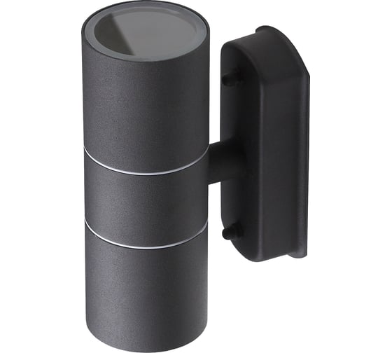 Изображение товара Декоративная подсветка ЭРА WL28 BK 2xGU10 MAX35W IP54 черный Б0034634