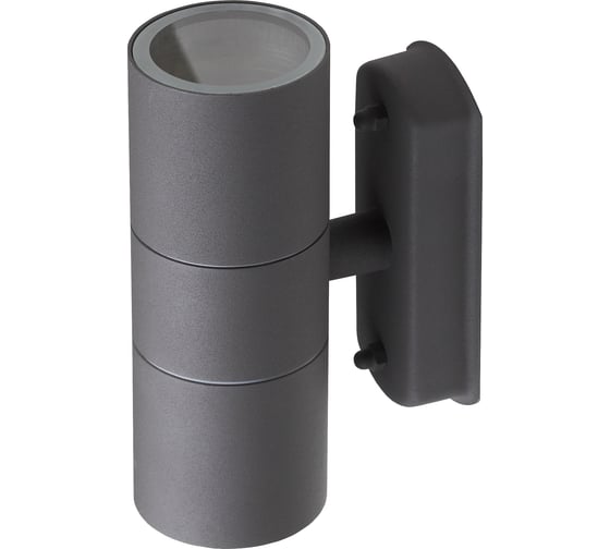 Изображение товара Декоративная подсветка ЭРА WL28 GY 2xGU10 MAX35W IP54 серый Б0034633