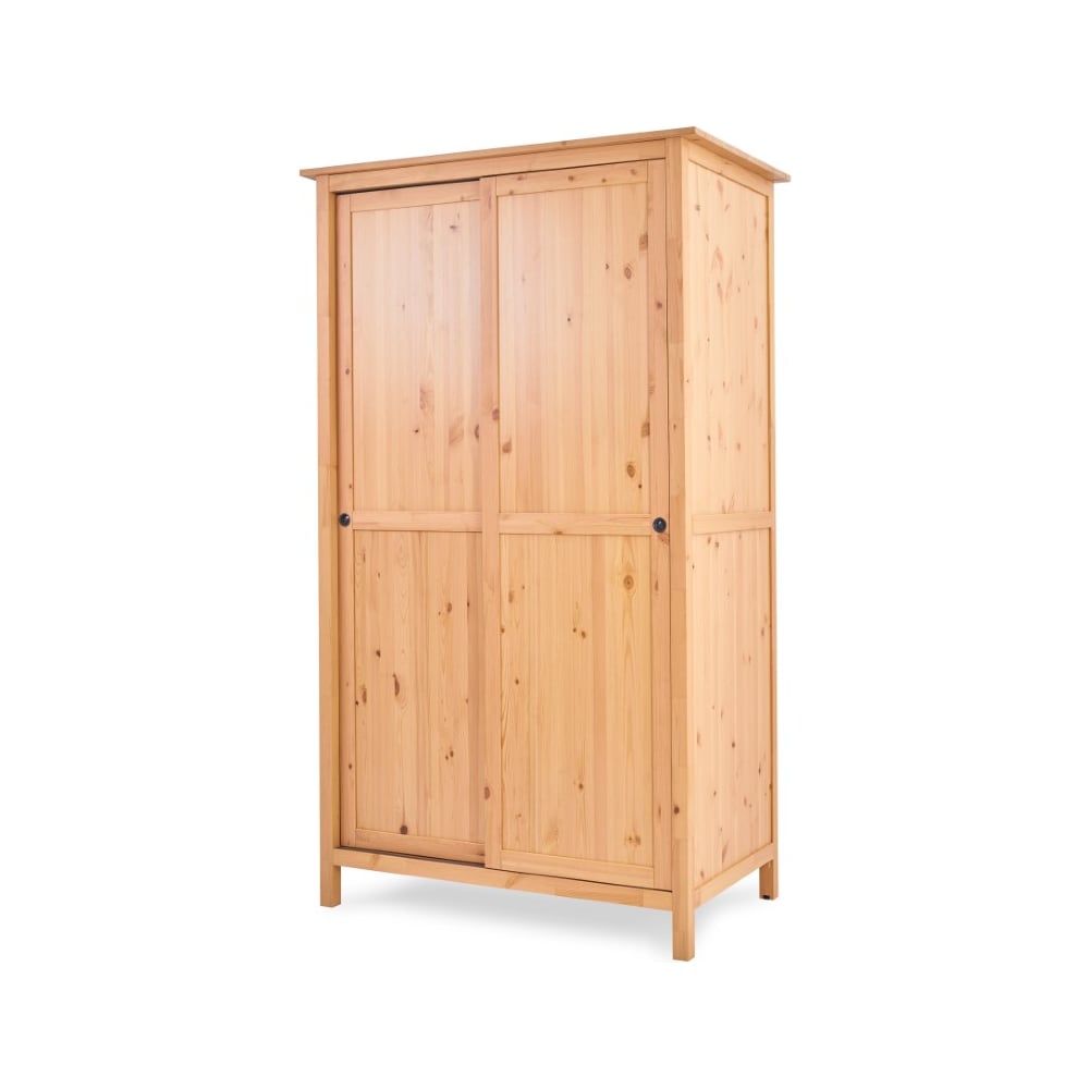 Изображение товара Шкаф-купе Лузалес КЫМÖР 120х197х59 светло-коричневый массив сосны