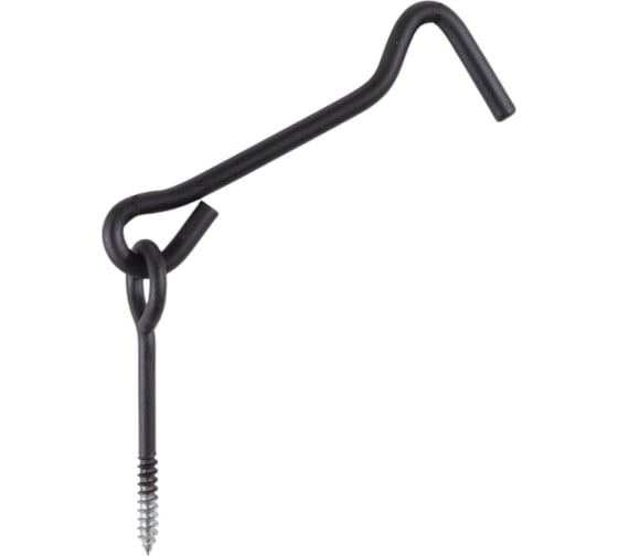 Изображение товара Прутковый крючок Домарт 90 мм, модель 4, черный 170203