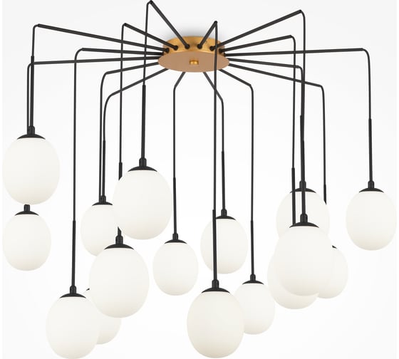 Изображение товара Подвесной светильник MAYTONI branch 16хg9x40w металл золото MOD176PL-16G