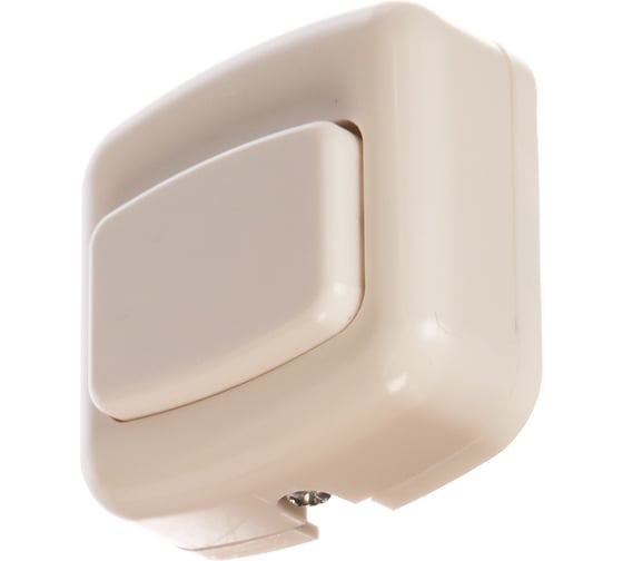 Изображение товара Кнопка для звонка СВЕТОЗАР цвет белый, 220В 58301